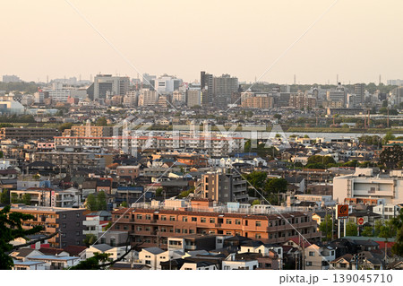 夕方の調布周辺の風景 夕方の調布周辺の風景 139045710