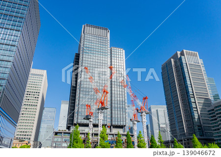 東京のビル建設10 東京のビル建設10 139046672
