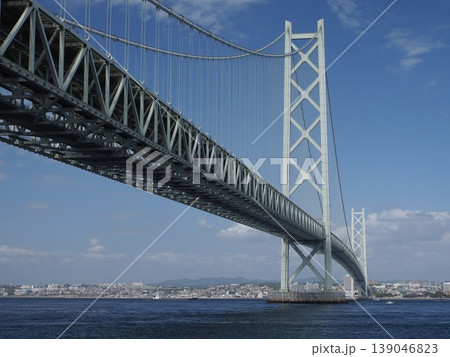 明石海峡大橋(淡路島側より) 明石海峡大橋(淡路島側より) 139046823