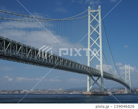 明石海峡大橋（淡路島側より） 139046826