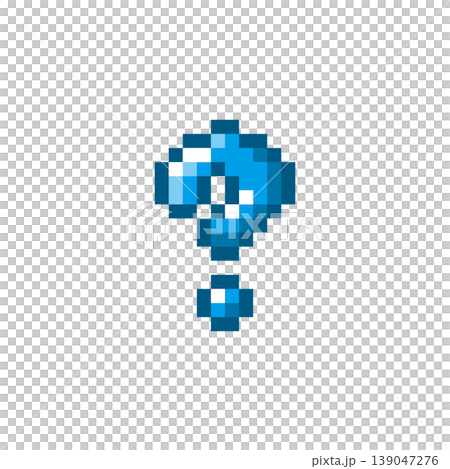 ドット絵アイコン ミニハテナマーク (7) 139047276