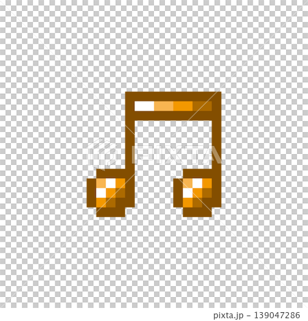 ドット絵アイコン ミニ音符マーク 02 (1) ドット絵アイコン ミニ音符マーク 02 (1) 139047286