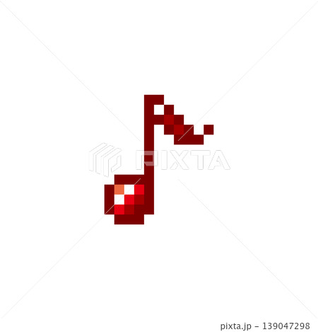 ドット絵アイコン ミニ音符マーク 01 (5) ドット絵アイコン ミニ音符マーク 01 (5) 139047298