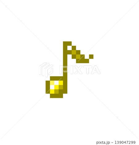 ドット絵アイコン ミニ音符マーク 01 (6) 139047299