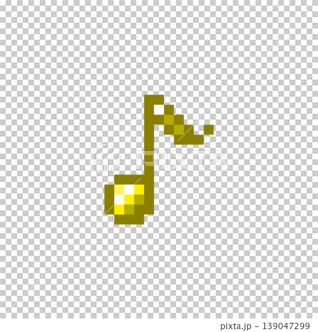 ドット絵アイコン ミニ音符マーク 01 (6) 139047299