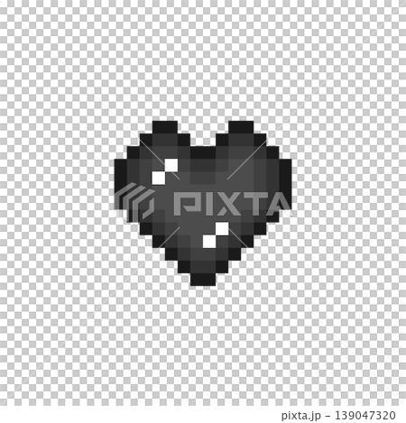 Pixel art icon: Mini heart mark (3) Pixel art icon: Mini heart mark (3) 139047320