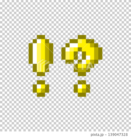 Pixel art icon Mini! ? mark (6) Pixel art icon Mini! ? mark (6) 139047328