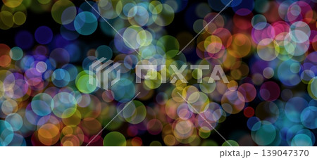 blue bokeh background created by colour lights 139047370