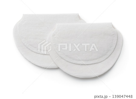 Top view of underarm sweat pads 139047448