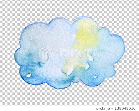 水彩雲狀紋理(柔和的藍色背景素材) 水彩雲狀紋理(柔和的藍色背景素材) 139049016