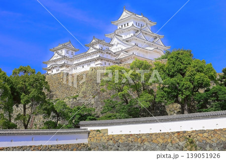 【兵庫県】新緑の姫路城(世界文化遺産) 【兵庫県】新緑の姫路城(世界文化遺産) 139051926