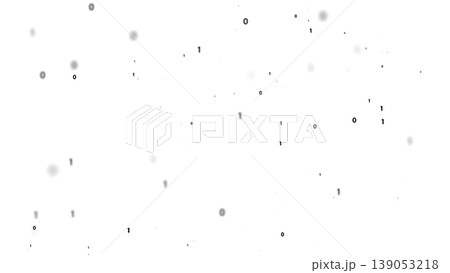 デジタルデータが流れる抽象的な背景 139053218