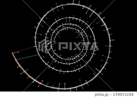渦巻く光のネットワーク構造図 渦巻く光のネットワーク構造図 139053288