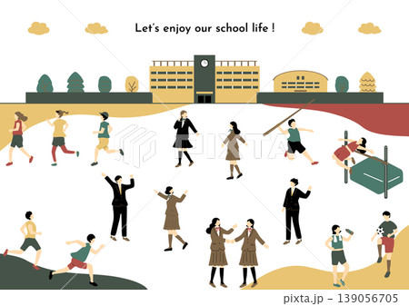 学校の日常風景 学校の日常風景 139056705