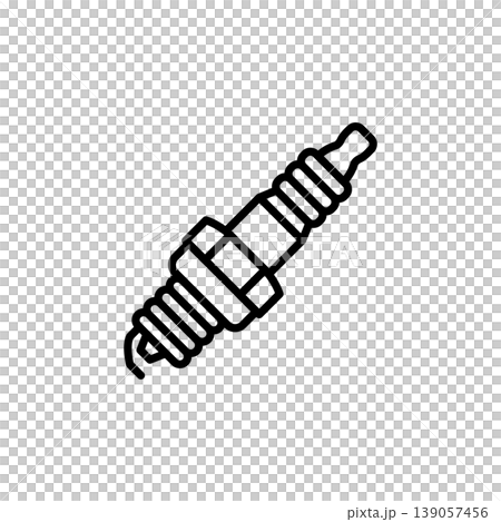 Automotive Engine Spark Plug Icon 139057456