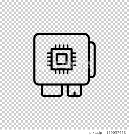 Car ECU Digital Tuning Icon Car ECU Digital Tuning Icon 139057458