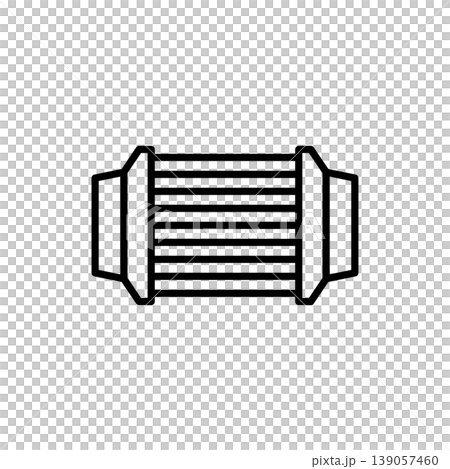 Front Mount Intercooler Cooling System Icon Front Mount Intercooler Cooling System Icon 139057460