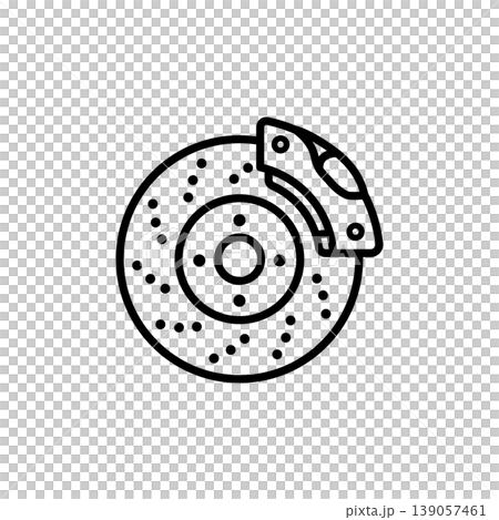 High Performance Disc Brake System Icon High Performance Disc Brake System Icon 139057461