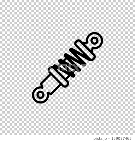 Adjustable Coilover Suspension Icon Adjustable Coilover Suspension Icon 139057463