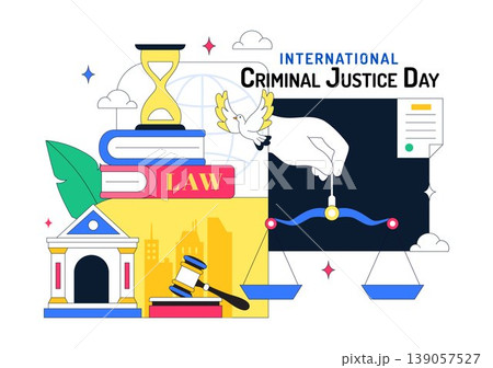 International Criminal Justice Day Illustration Law And Justice Concept With Court Building Scales Of Justice Gavel And Legal System Symbol Design International Criminal Justice Day Illustration Law And Justice Concept With Court Building Scales Of Justice Gavel And Legal System Symbol Design 139057527