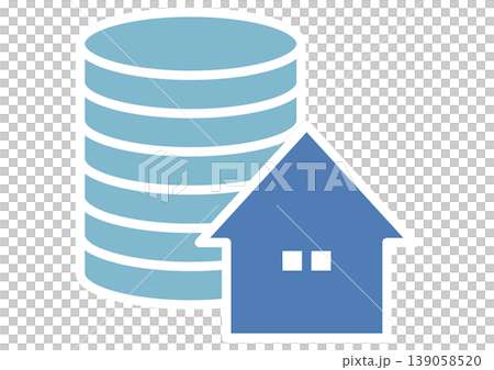 Home loan icon, image, single vector illustration 139058520
