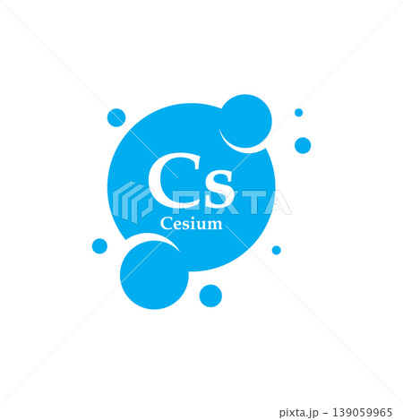 Chemical element cesium 139059965