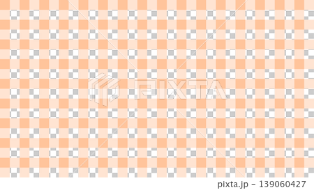 Summer gingham check background - sherbet orange Summer gingham check background - sherbet orange 139060427