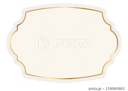Decorative retro badge with ornate emblem design. Classic banner featuring luxury ornamental details, for certificates, wedding invitations, premium projects. Vector illustration Decorative retro badge with ornate emblem design. Classic banner featuring luxury ornamental details, for certificates, wedding invitations, premium projects. Vector illustration 139060861