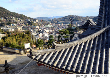 尾道西国寺境内より尾道水道を臨む-1 尾道西国寺境内より尾道水道を臨む-1 139061346