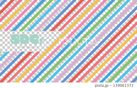 SDGs-themed background material, vector illustration. 139061372