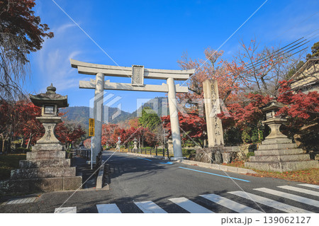 Second Torii gate at Sakamoto Hiyoshi Taisha shrine Nov 27 2025 139062127