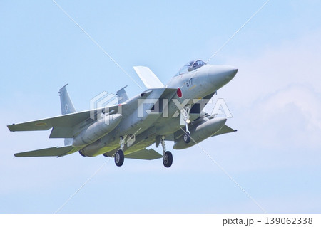 着陸態勢の第303飛行隊のF-15J 139062338