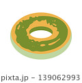 抹茶ドーナツのイラスト 139062993