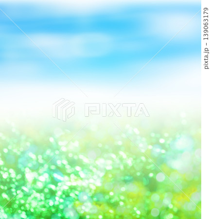ボケた緑の背景イメージ 139063179