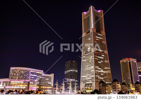 いつ見ても美しいヨコハマみなとみらいの夜景 139063963