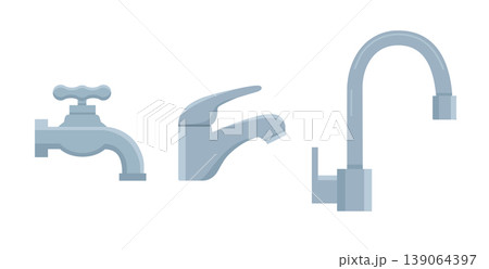 Water faucet icon vector illustration Water faucet icon vector illustration 139064397
