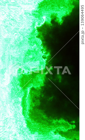 Abstract green marble ink texture with organic fluid waves and dark contrast, vibrant natural pattern background with smoky diffusion Abstract green marble ink texture with organic fluid waves and dark contrast, vibrant natural pattern background with smoky diffusion 139064495