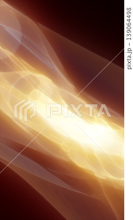Warm golden plasma beam sweeping across dark background, soft glowing light trail and motion blur Warm golden plasma beam sweeping across dark background, soft glowing light trail and motion blur 139064498