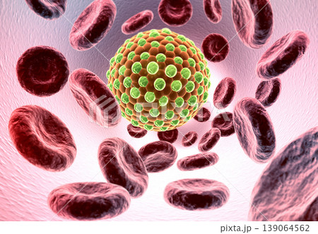 Virus in bloodstream Virus in bloodstream 139064562
