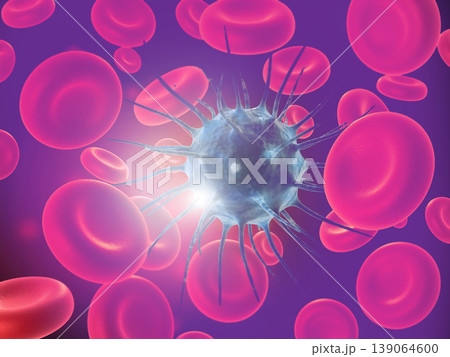 Virus in bloodstream 139064600