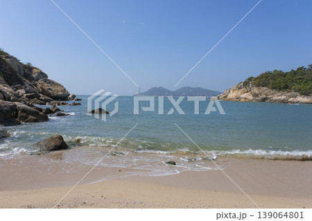 長州島の南端に広がる白鰽湾の美しいビーチ 長州島の南端に広がる白鰽湾の美しいビーチ 139064801
