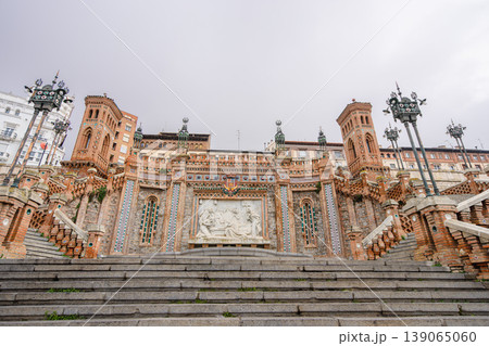 Escalinata del Ovalo in Teruel, Spain 139065060