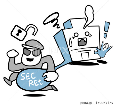 機密情報を盗まれる 139065175