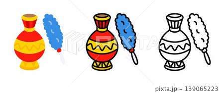 Dusting Cleaning Cloth Surface Hygiene Icon Vector 139065223