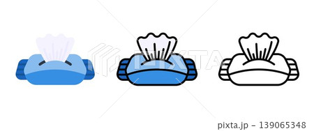Wet Wipes Tissue Hygiene Cleaning Pack Icon Wet Wipes Tissue Hygiene Cleaning Pack Icon 139065348