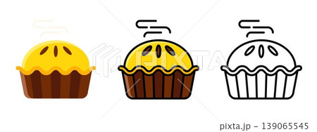 Pie dessert slice sweet baked food pastry dish 139065545