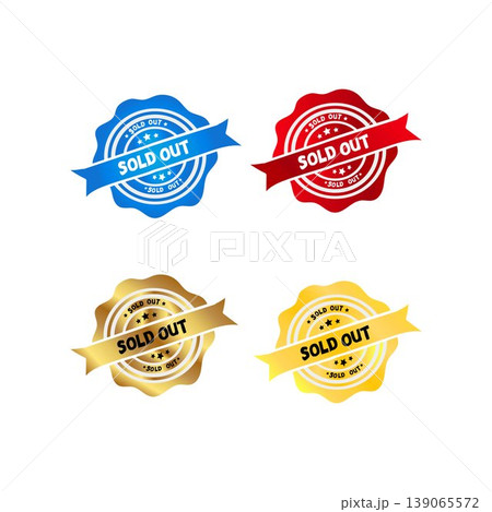 red blue gold out of stock grunge rubber stamp Sold out rubber stamp free vector illustration red blue gold out of stock grunge rubber stamp Sold out rubber stamp free vector illustration 139065572