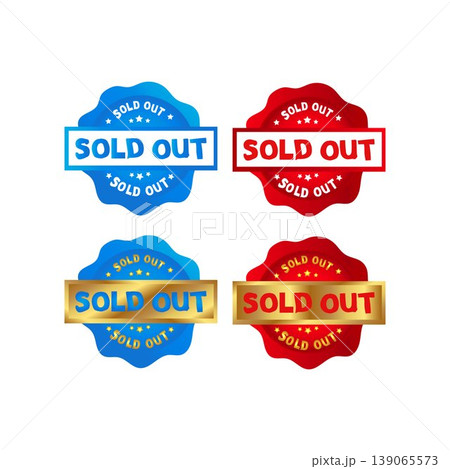 red blue gold out of stock grunge rubber stamp Sold out rubber stamp free vector illustration red blue gold out of stock grunge rubber stamp Sold out rubber stamp free vector illustration 139065573