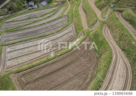 明日香村の絶景スポット　上（かむら）の棚田　奈良県高市郡 139065686