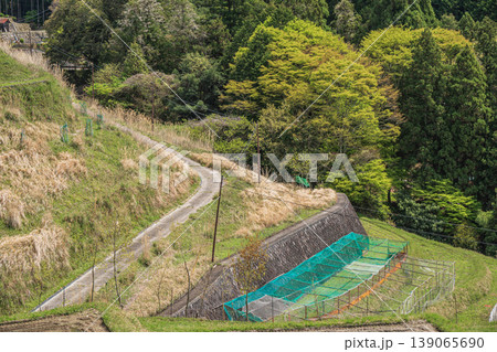 明日香村の絶景スポット 上(かむら)の棚田 奈良県高市郡 明日香村の絶景スポット 上(かむら)の棚田 奈良県高市郡 139065690